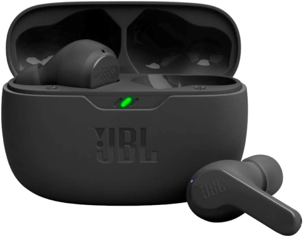 JBL Vibe Beam - True Wireless  Deep Bass Sound Earbuds up to 32 Hours of Battery Life (Black)