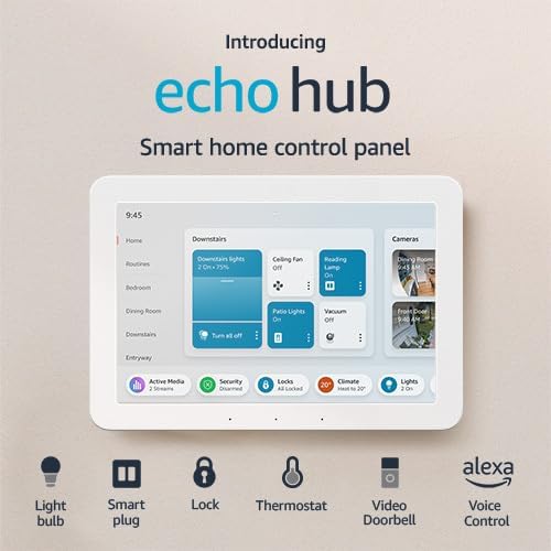 Amazon Echo Hub 8” Smart Home Control Panel with Alexa