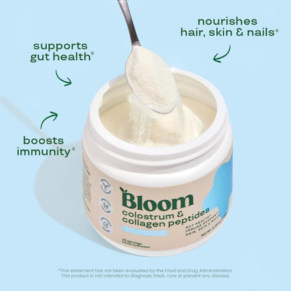 Bloom Bovine Colostrum Powder for Gut Health - Premium