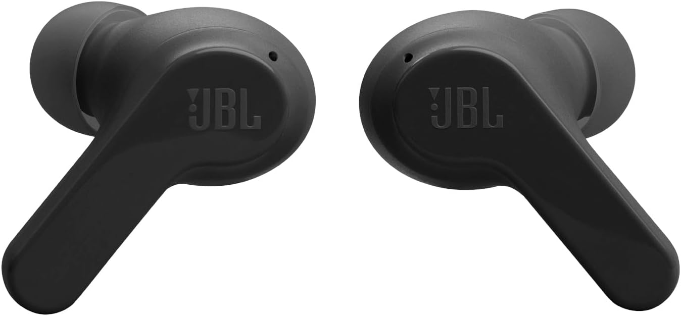 JBL Vibe Beam - True Wireless  Deep Bass Sound Earbuds up to 32 Hours of Battery Life (Black)