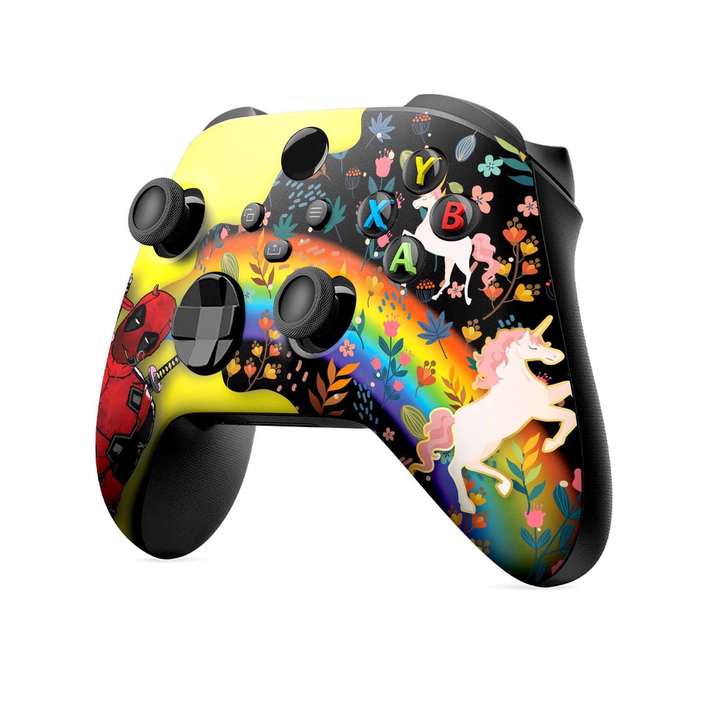 Deadpool & Unicorn Custom X-Box Controller Wireless