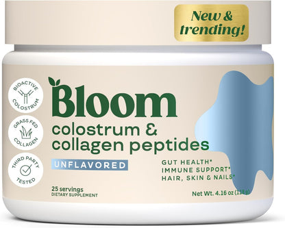 Bloom Bovine Colostrum Powder for Gut Health - Premium