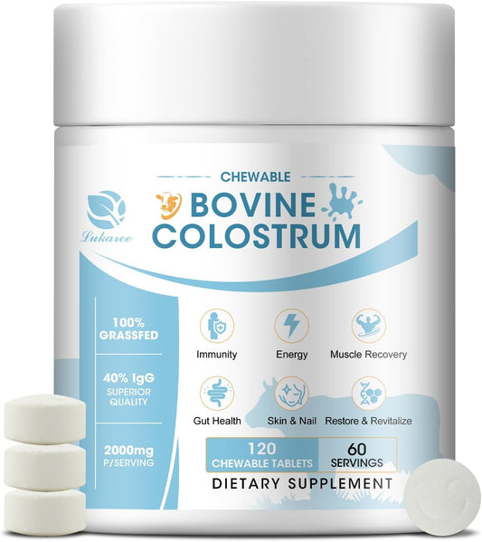 Bovine Colostrum Chewable Tablets Sugar Free