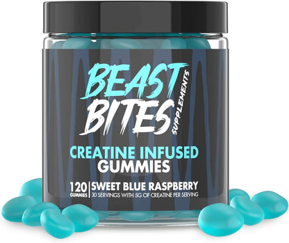 Beast Bite Creatine Bites - 5G Creatine Monohydrate per Serving - 30 Gummies