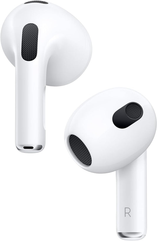 Airpods (3rd Generation) Wireless Ear Buds, Bluetooth Headphones up to 30 Hours of Battery Life