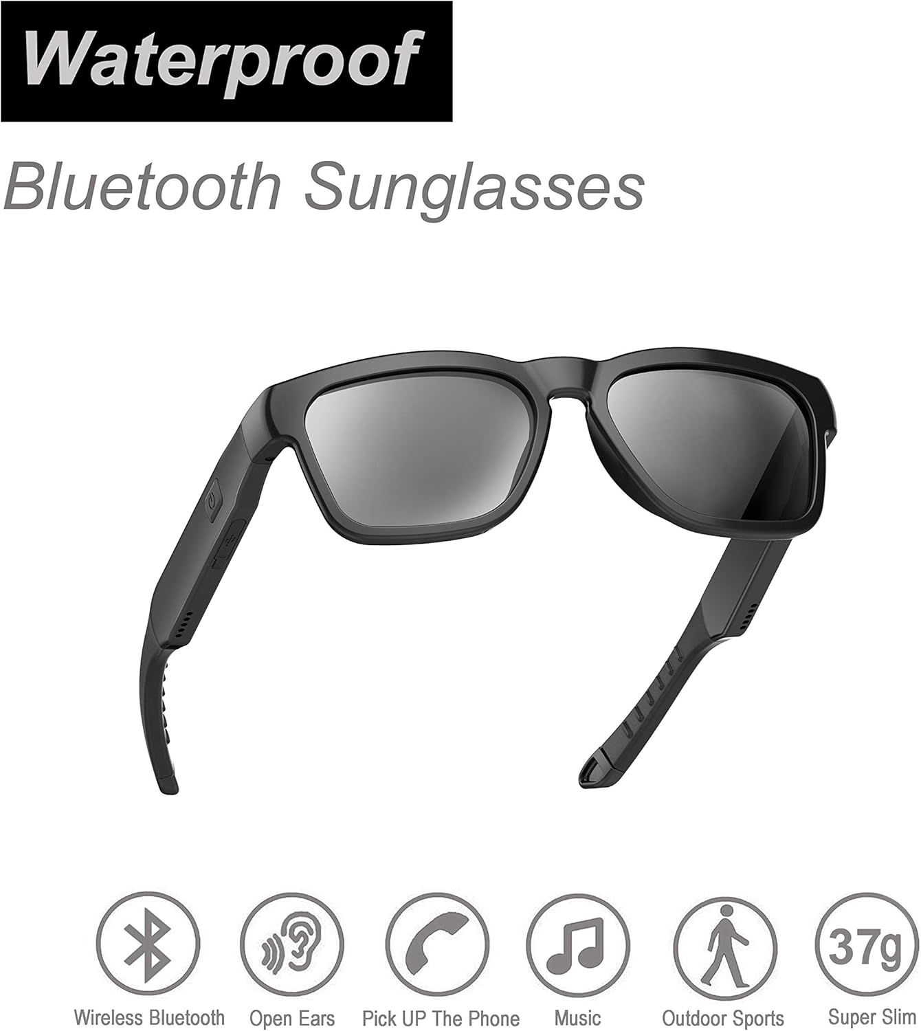 Oho Smart Glasses-Polarized Sunglasses with Bluetooth Speaker 