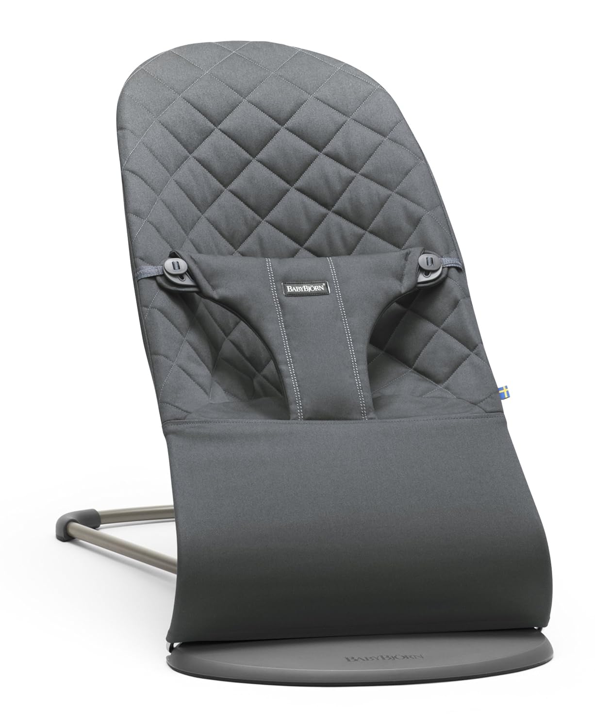 Babybjörn Fabric Seat for Bouncer Cotton, Anthracite, 1 Count (Pack of 1)