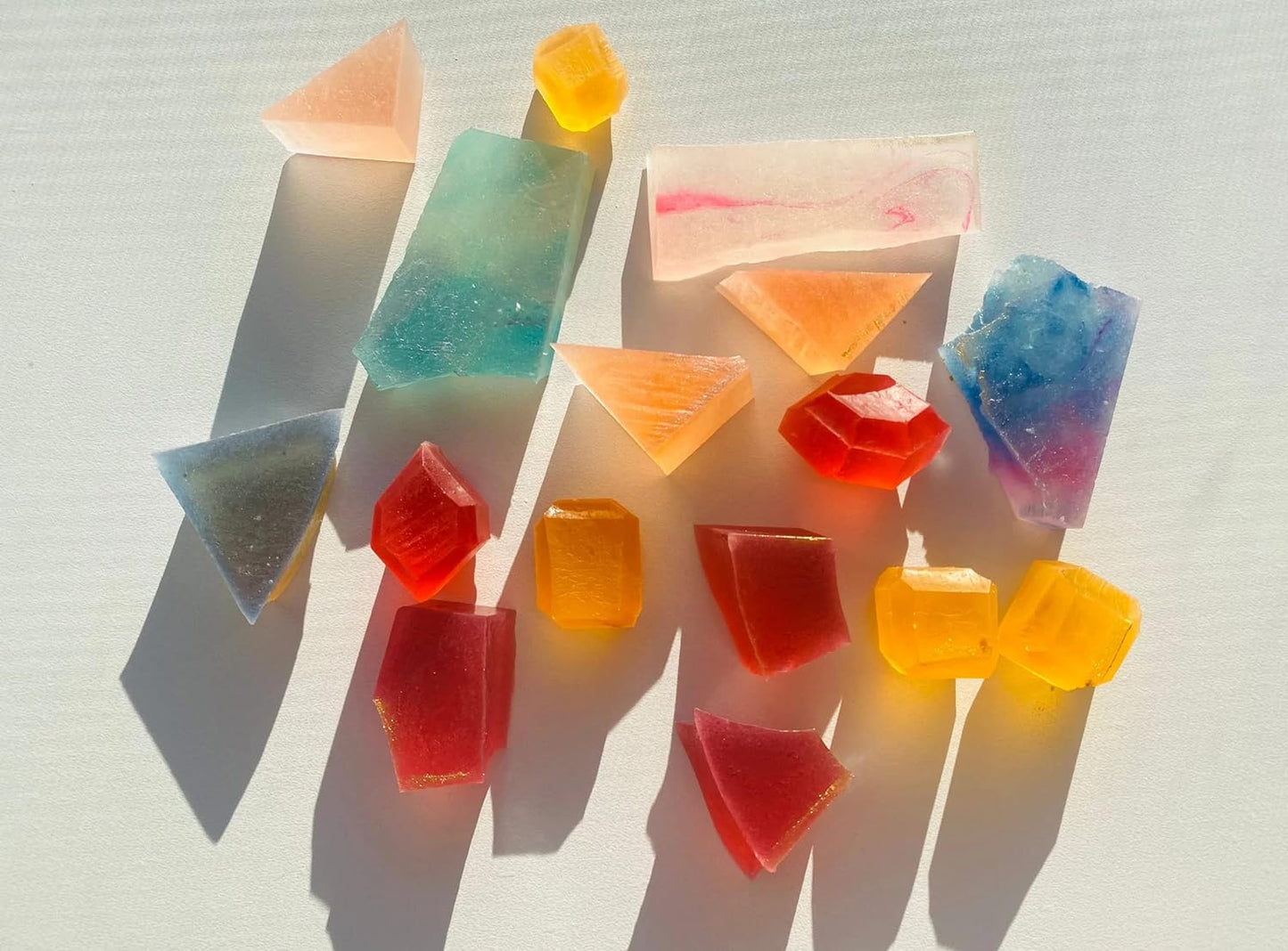 Silky Gem- the Gemmies, Edible Crystal Candy, 8-10 Small Clusters - Mixed Flavors