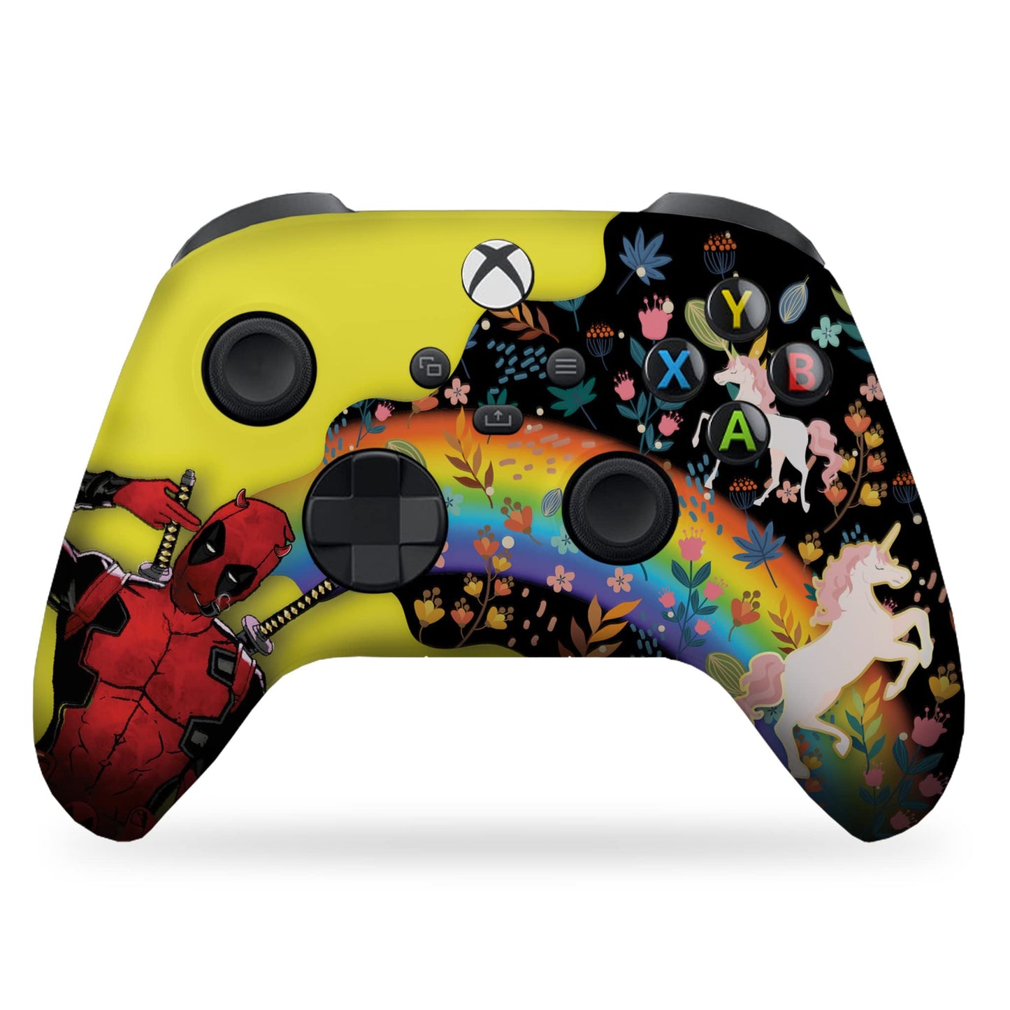 Deadpool & Unicorn Custom X-Box Controller Wireless