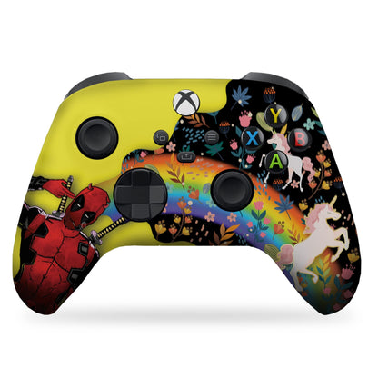 Deadpool & Unicorn Custom X-Box Controller Wireless