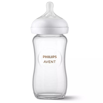 Philips Avent 3Pk Glass Natural Baby Bottle - 8oz