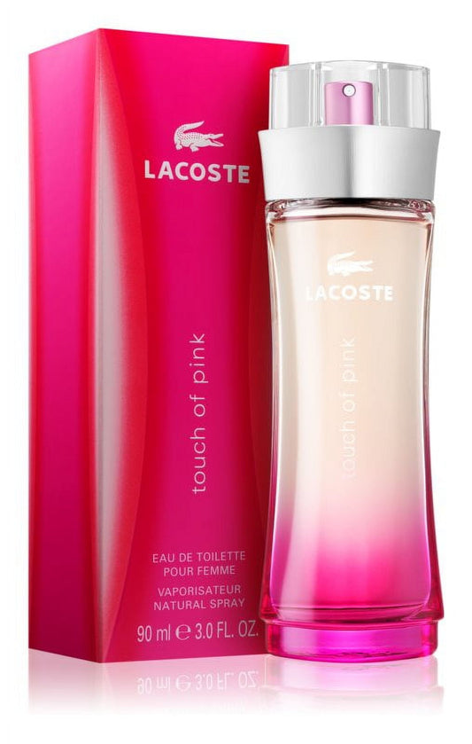 Lacoste Touch of Pink for Women Eau De Toilette 3.0 oz